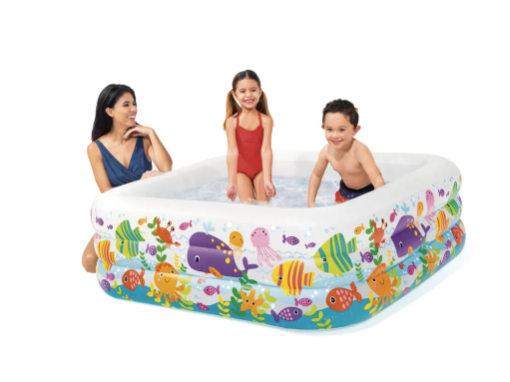 Piscina Inflable INTEX Sea Aquarium 159 x 159 x 50 cm, 340L