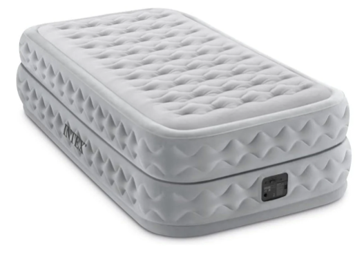 Colchón Inflable Eléctrico INTEX 1.5 Plazas Supreme Air-Flow con Fiber-Tech 191x99x51 cm