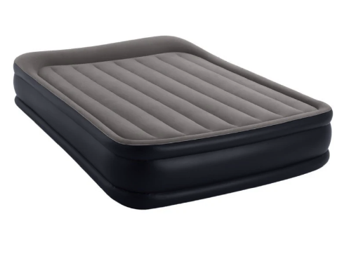 Colchón Inflable Eléctrico INTEX Fiber Tech 2 Plazas Dura-Beam 152x203x42